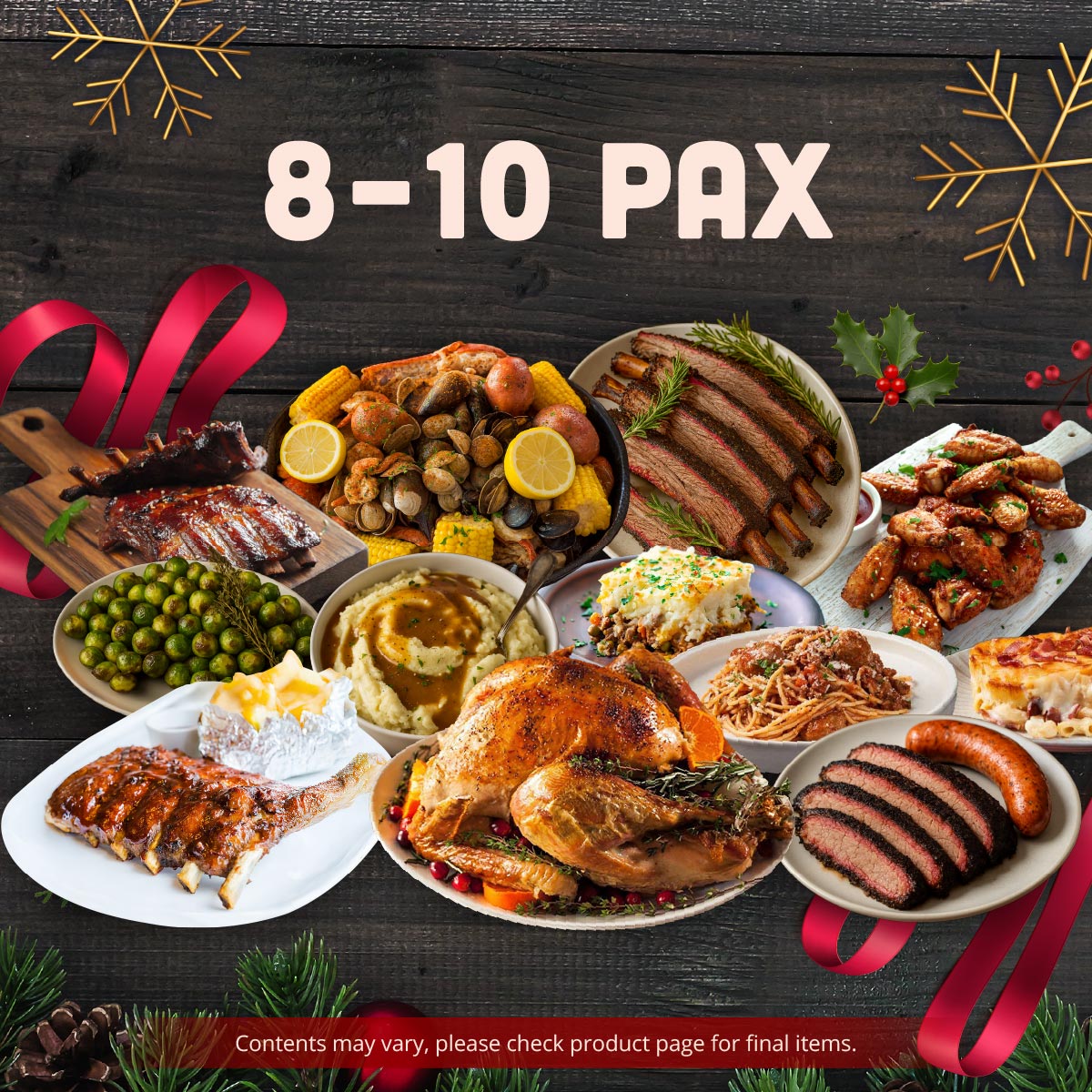 Ultimate Christmas Feast Value Bundle 8 to 10 pax by turkey delivery singapore