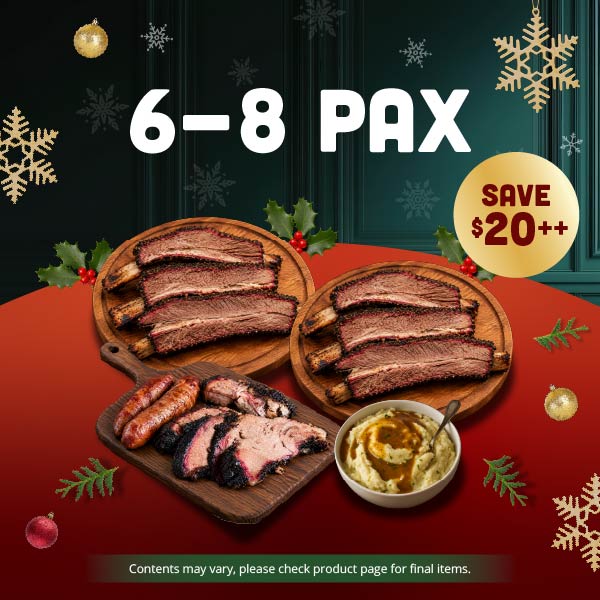 15-Hour Dino & Brisket Smokehouse Feast (6–8 Pax)